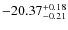 $-20.37^{{\rm + 0.18}}_{{\rm -0.21}}$