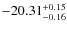 $-20.31^{{\rm + 0.15}}_{{\rm -0.16}}$