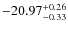 $-20.97^{{\rm + 0.26}}_{{\rm -0.33}}$