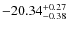 $-20.34^{{\rm + 0.27}}_{{\rm -0.38}}$