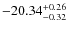 $-20.34^{{\rm + 0.26}}_{{\rm -0.32}}$