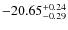$-20.65^{{\rm + 0.24}}_{{\rm -0.29}}$