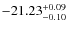 $-21.23^{{\rm + 0.09}}_{{\rm -0.10}}$
