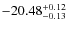 $-20.48^{{\rm + 0.12}}_{{\rm -0.13}}$