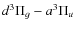 $d^3\Pi_g-a^3\Pi_u$