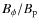 $B_\phi/B_{\rm p}$