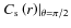 $\left. C_{\rm s} \left(r\right)\right\vert _{\theta=\pi/2}$
