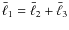 $\bar{\ell}_1 = \bar{\ell}_2 + \bar{\ell}_3$