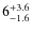 $\rm 6^{+3.6}_{-1.6}$