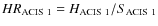 $HR_{\rm ACIS~1}=H_{\rm ACIS~1}/S_{\rm ACIS~1}$