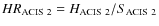 $HR_{\rm ACIS~2}=H_{\rm ACIS~2}/S_{\rm ACIS~2}$