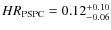 $HR_{\rm PSPC}=0.12^{+0.10}_{-0.06}$
