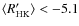 $\langle R^{\prime}_{\rm HK}\rangle < -5.1$