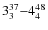 $3_{ 3}^{\rm 37 }{-}4_{ 4}^{\rm 48}$