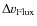 $\Delta v_{\rm {Flux}}$
