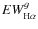 $EW_{\rm H\alpha}^{g}$