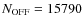 $N_{\rm OFF} = 15790$