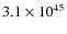 $3.1\times{10}^{45}$