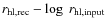 $r_{\rm hl,rec}- \log~r_{\rm hl,input}$