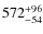 $572^{\rm +96}_{-54}$