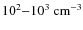 $\rm 10^2{-}10^3~cm^{-3}$