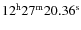 $\rm 12^h27^m20.36^s$