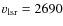 $v_{\rm lsr}=2690$