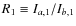 $R_1 \equiv I_{a,1}/I_{b,1}$