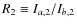 $R_2 \equiv I_{a,2}/I_{b,2}$