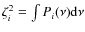 $\zeta_i^2 = \int P_i(\nu) {\rm d}\nu$