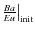 $\frac{Ba}{Eu}\big\vert _{\rm init}$