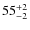 $55^{\rm +2}_{-2}$