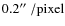 $0.2\hbox{$^{\prime\prime}$ }/\rm pixel$