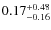 $0.17^{\rm +0.48}_{-0.16}$