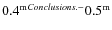 $0.4^{\rm m \\
{\it Conclusions.} -}0.5^{\rm m}$