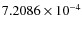 $7.2086\times 10^{-4}$