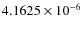 $4.1625 \times 10^{-6}$