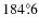 $184^\circ\hspace{-3pt}.6$