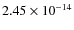 $2.45\times10^{-14}$