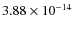 $3.88\times10^{-14}$