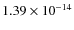 $1.39\times10^{-14}$