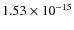 $1.53\times10^{-15}$