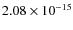 $2.08\times10^{-15}$