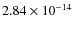 $2.84\times10^{-14}$