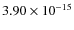 $3.90\times10^{-15}$