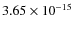 $3.65\times10^{-15}$