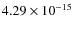 $4.29\times10^{-15}$