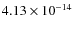 $4.13 \times 10^{-14}$