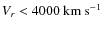 $V_r<4000~\rm km~s^{-1}$