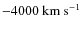$-4000~{\rm km~s^{-1}}$